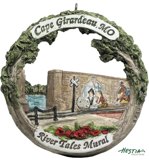 Cape Girardeau ornament #19 - River Tales Mural