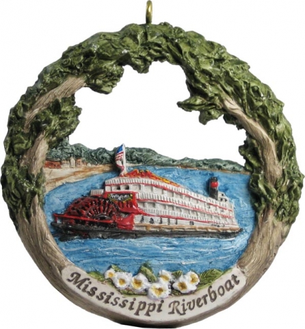 AmeriScape Ornament - Mississippi Riverboat, Cape Girardeau, Missouri