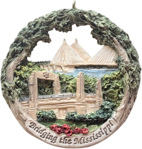 AmeriScape ornament - Bridging the Mississippi, Cape Girardeau, Missouri